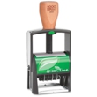 Cosco 1000 Plus Self Inking Classic 2660 Green Line Date Stamp featuring recycled materials