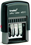 Trodat Printy 4820M - Stock Line Dater, MILITARY Date Size 5/32" (O.M.)