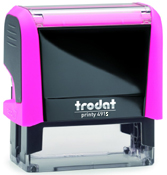 Trodat Printy 4913 Neon Pink Self-Inking Stamp (O.M.)