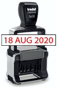 Trodat Professional 5430 Self-Inking Dater (Military) (O.M.)