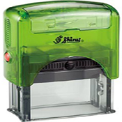 Shiny S-845 Green Self-Inking Stamp (O.M.)
