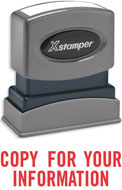 SHA1069 - Stock Stamp - COPY FOR YOUR INFORMATION (O.M.)