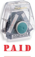 SHA34336 - Stock Spin 'n Stamp Cartridge - PAID (O.M.)