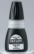 SHA35304 - Secure Stamper Refill Ink, 10 ml. bottle (1/3 oz.) (O.M.)