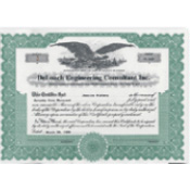 Stock Certificate, Printed (O.M.)